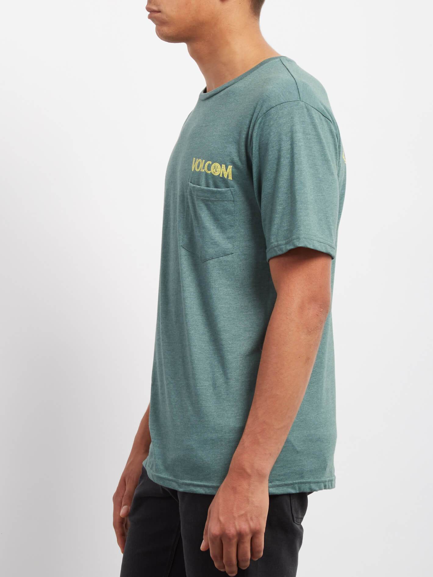 Center Heather T-shirt - Pine
