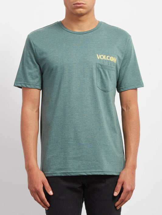 Center Heather T-shirt - Pine