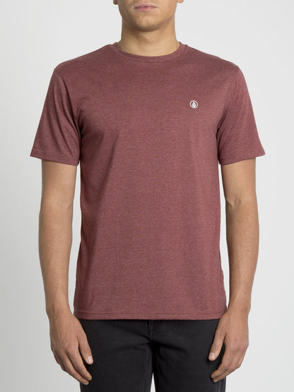 Circle Stone T-shirt - Crimson