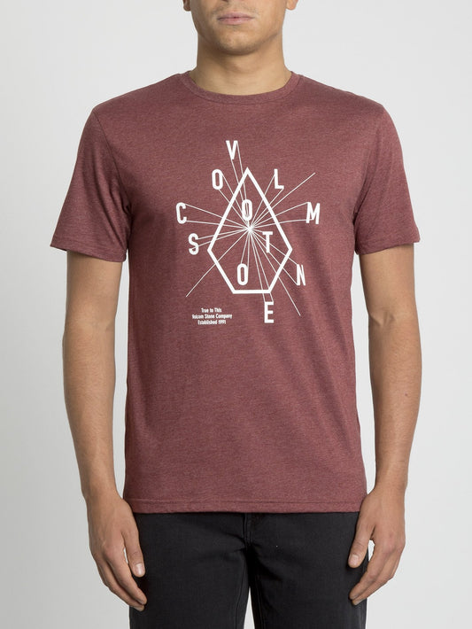 Eyechart T-shirt - Crimson