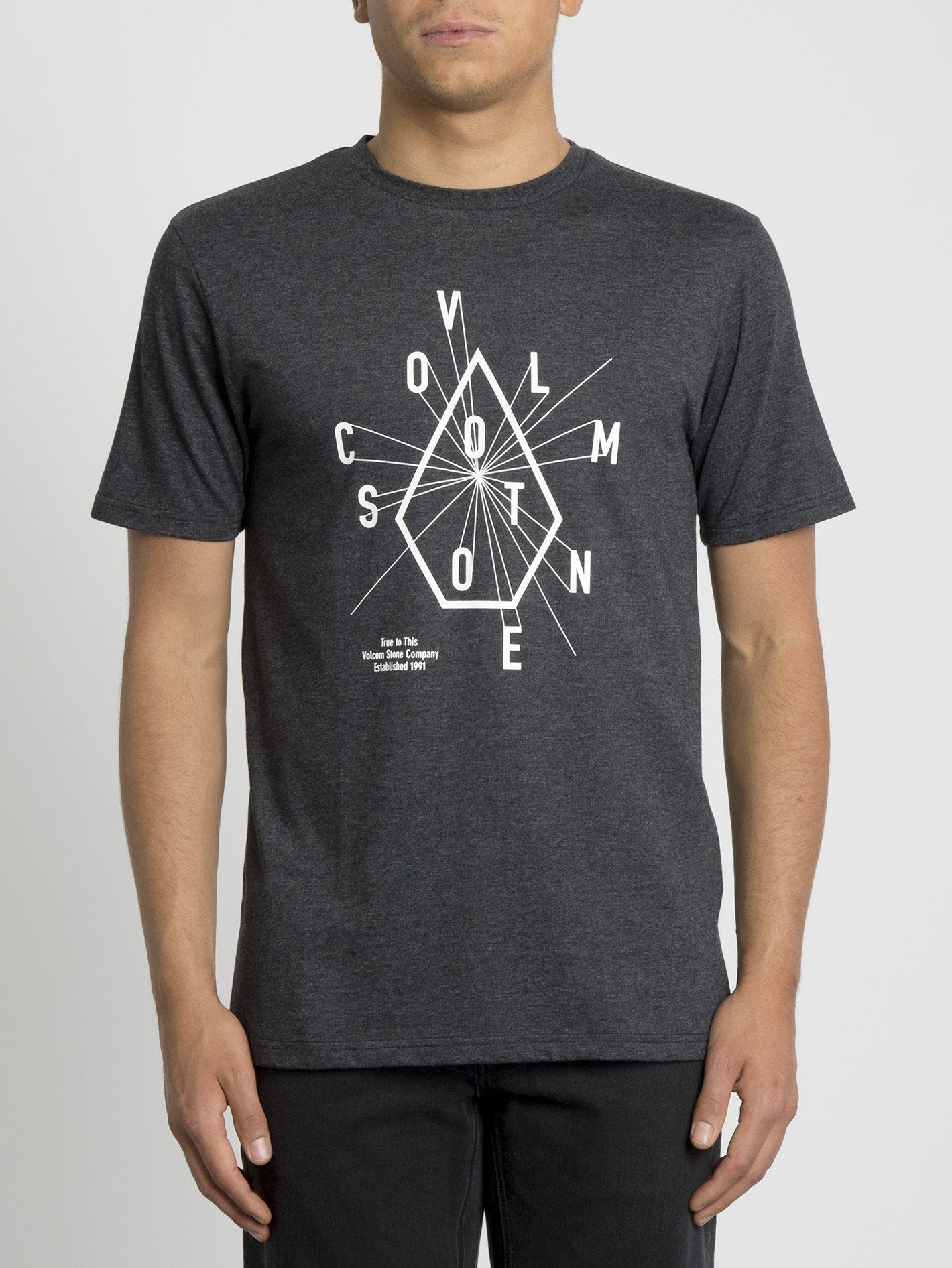 Eyechart T-shirt - Heather Black