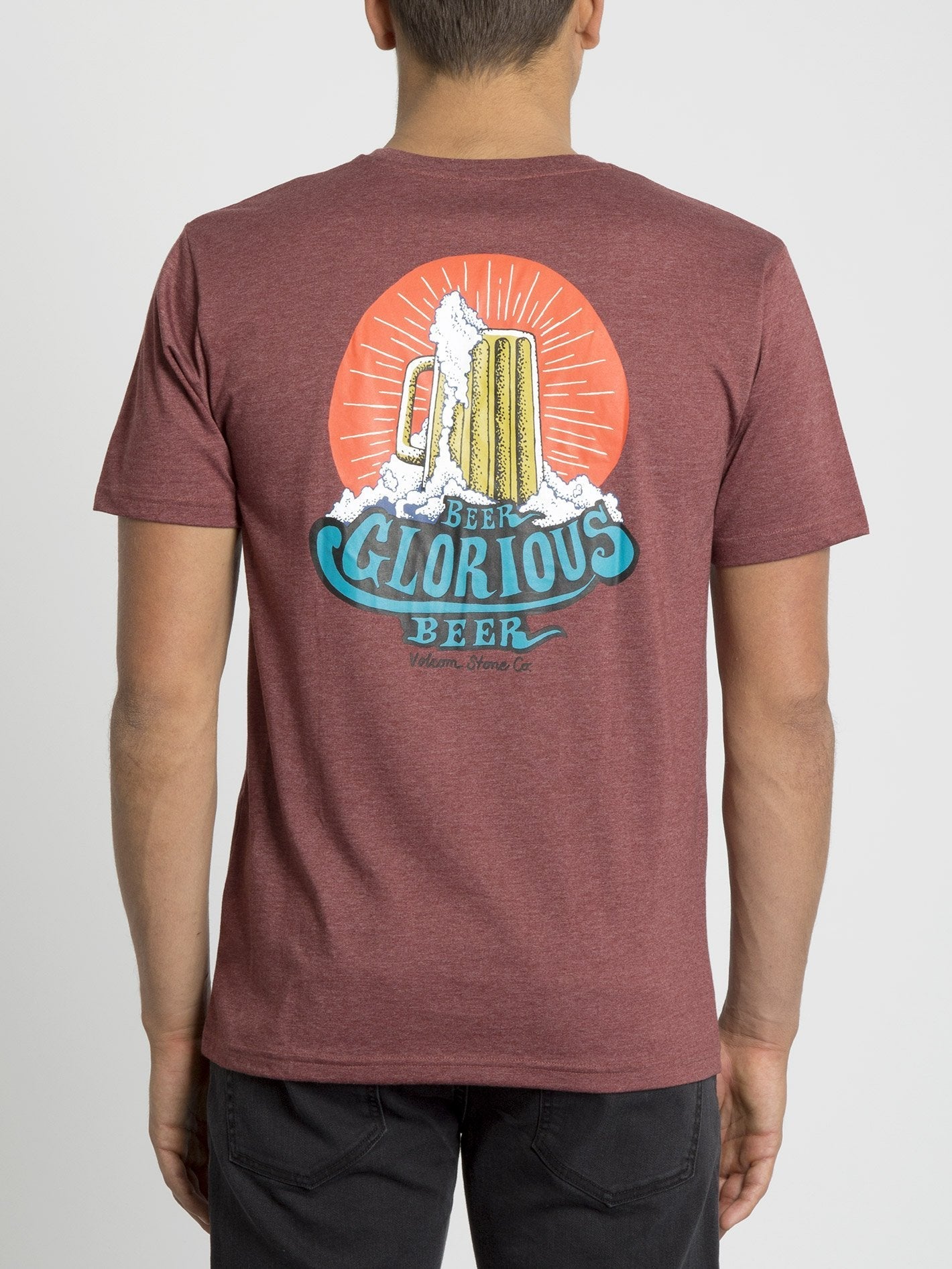 Glorious Beer T-shirt - Crimson