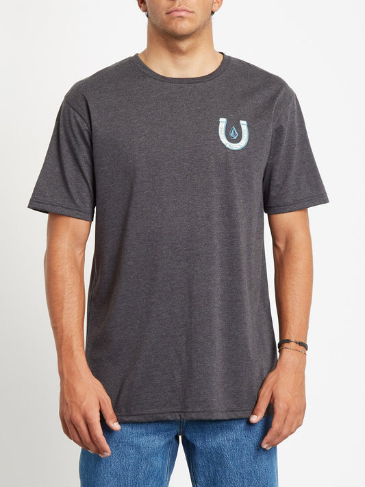 Lucky Yew T-shirt - HEATHER BLACK