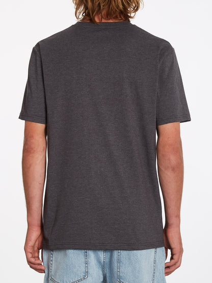 Tri Stone T-shirt - HEATHER BLACK