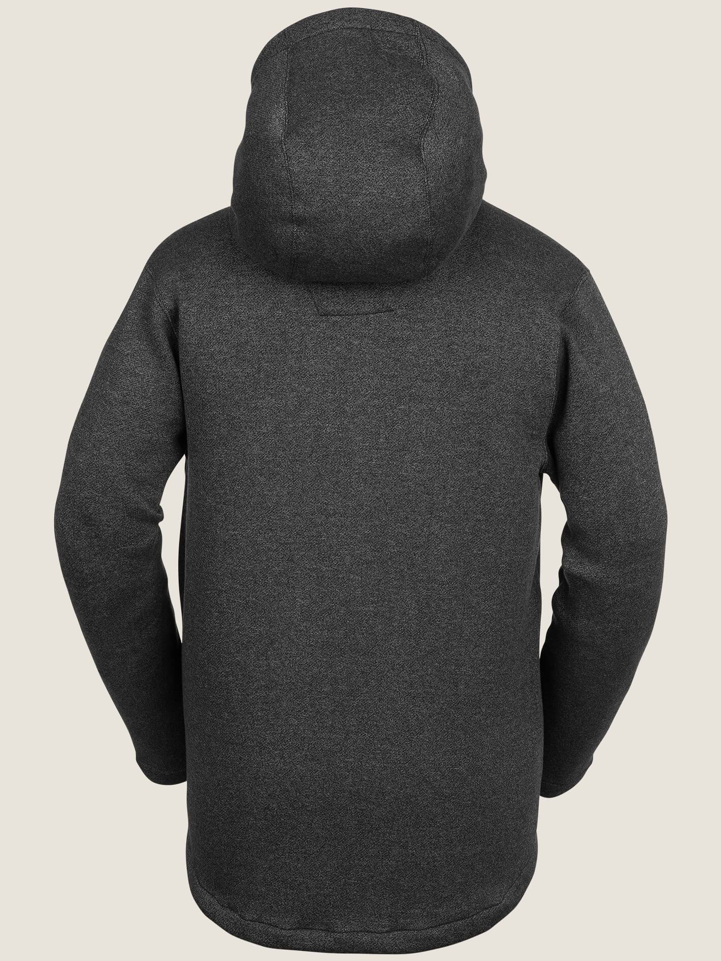 Stone Storm Bonded Zip Sweaters - Black