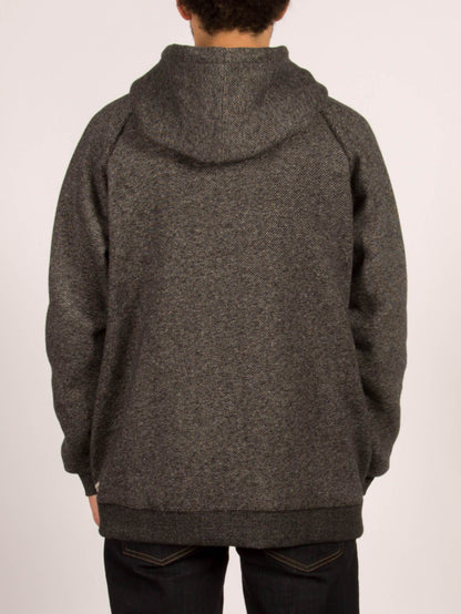 STATIC STN LINED ZIP BLACK