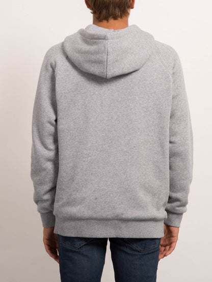 STATIC STN LINED ZIP GREY