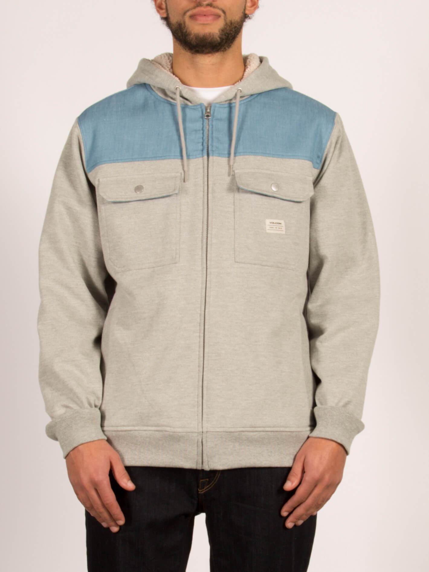 LOUIE II LINED HEATHER GREY