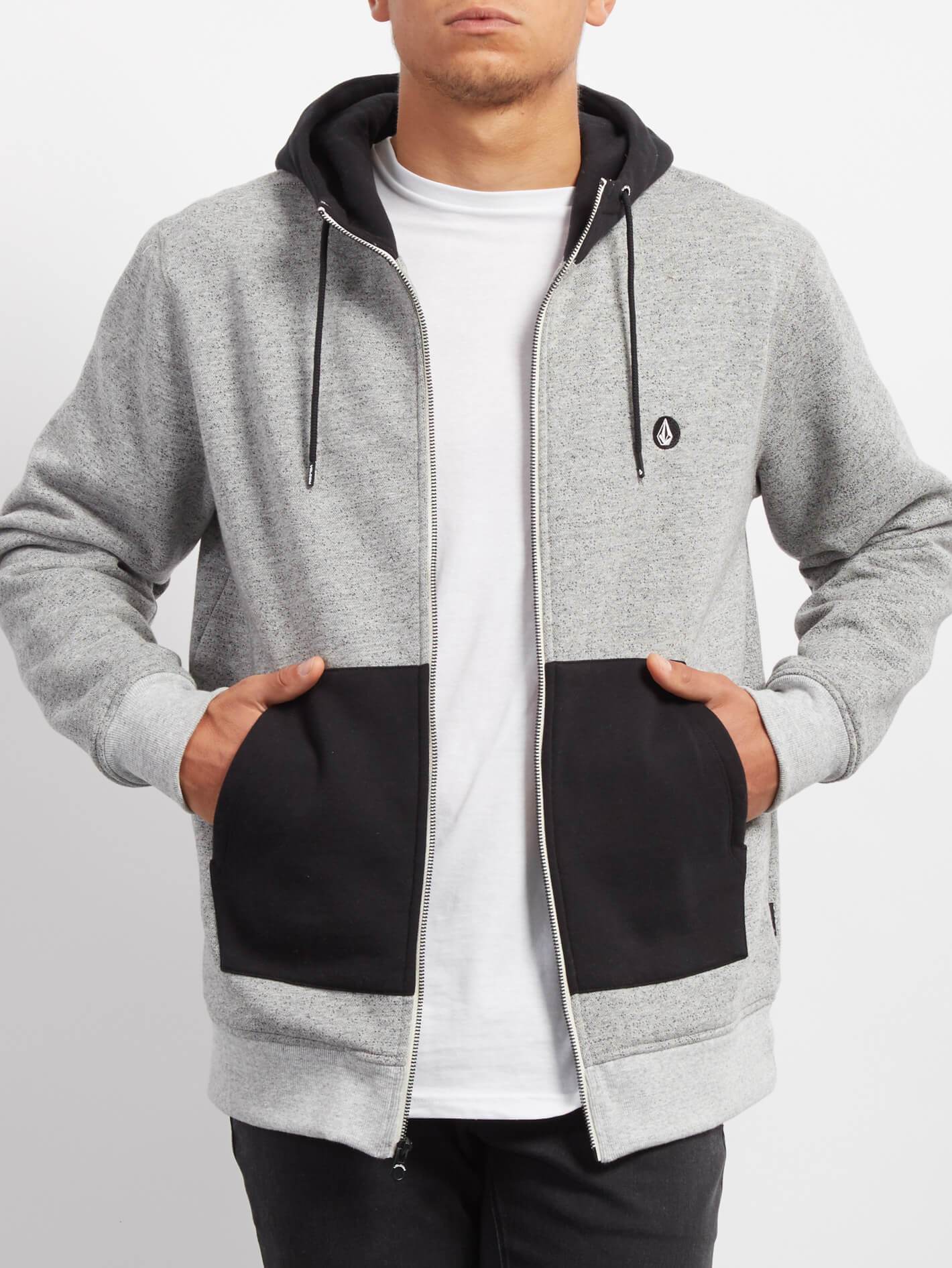 Factual Lined Sweaters - Heather Grey