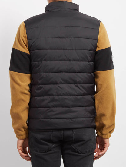 Foley Zip Sweaters - Old Gold