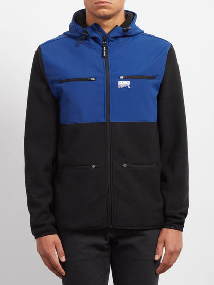 Doked Zip Sweaters - Matured Blue