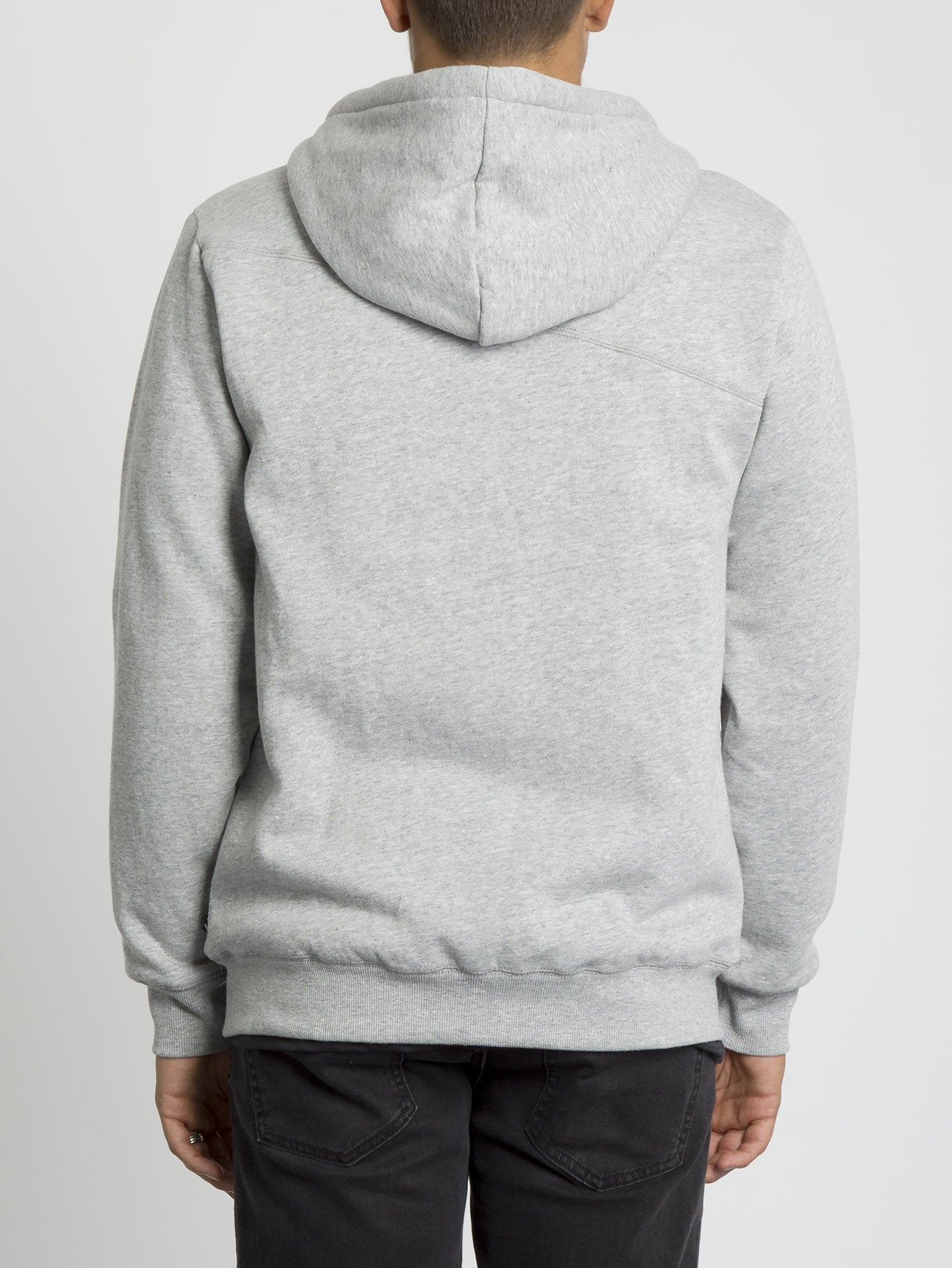 Stone Lined Zip Hoodie - Storm