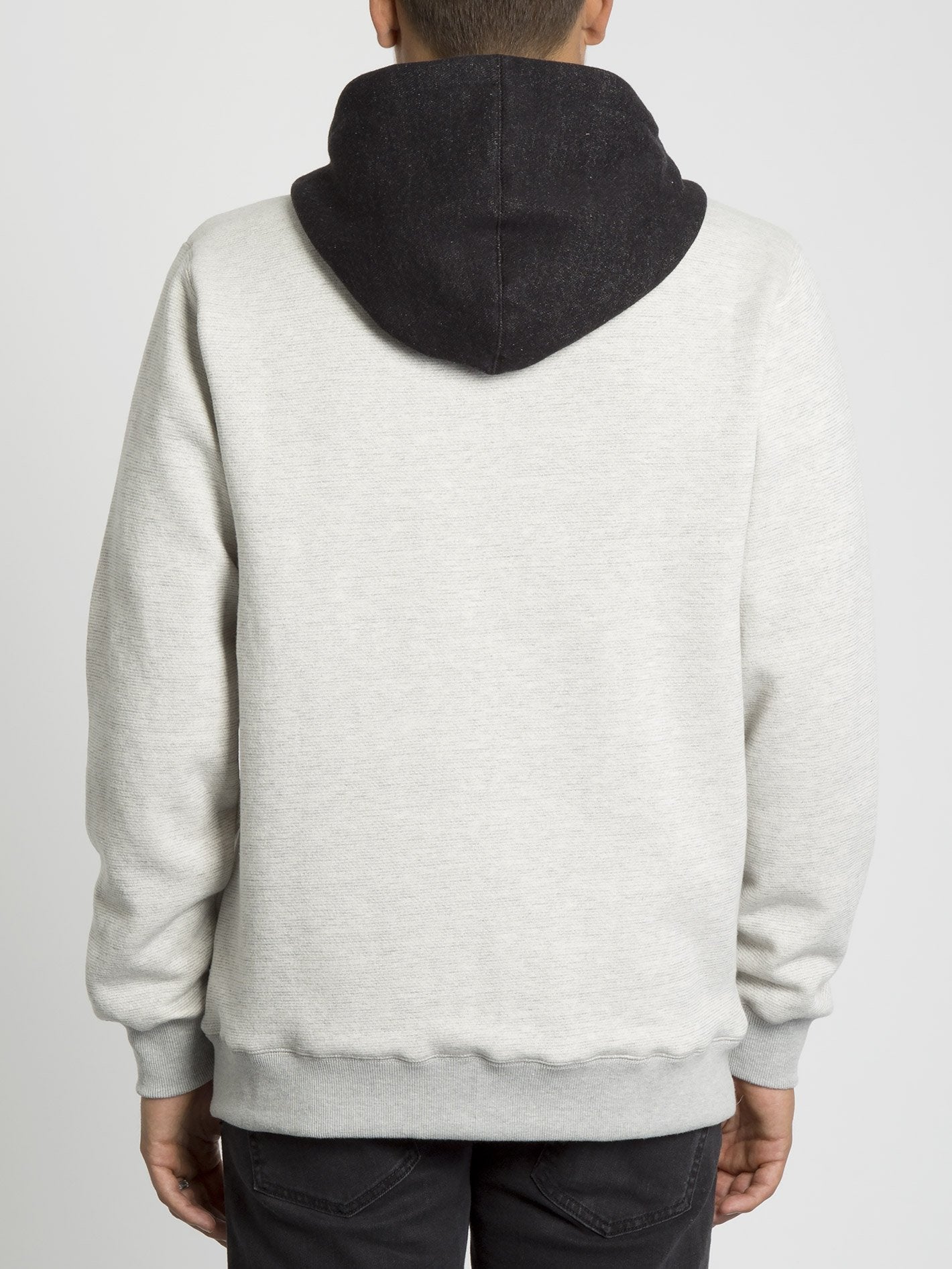 Drastic Stone Lined Zip Hoodie - Heather Grey