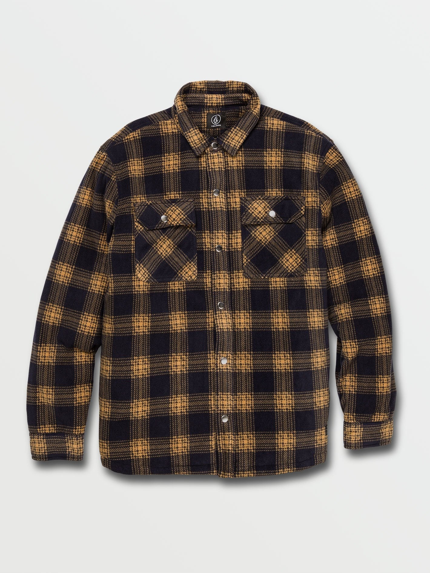 Bowered Fleece Shirt - DARK KHAKI