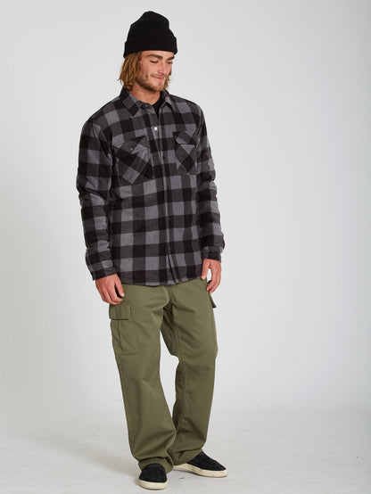 BOWERED FLEECE LS