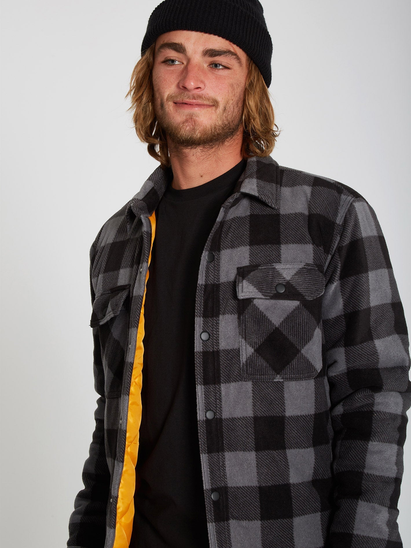 BOWERED FLEECE LS