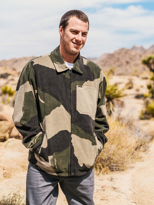 Imson Zip Over-shirt - CAMOUFLAGE