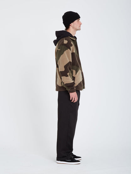 Imson Zip Over-shirt - CAMOUFLAGE