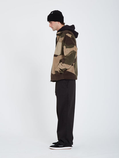 Imson Zip Over-shirt - CAMOUFLAGE