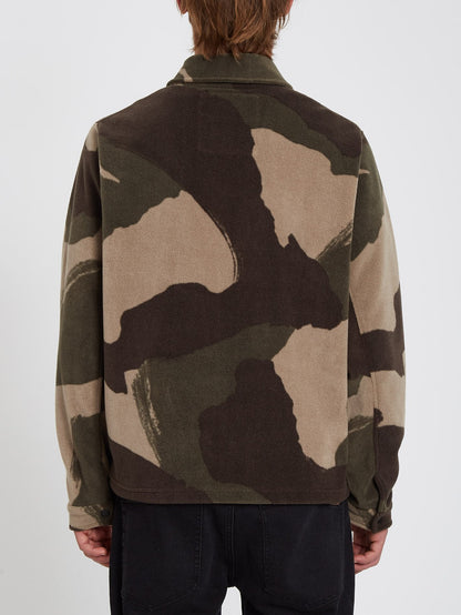 Imson Zip Over-shirt - CAMOUFLAGE
