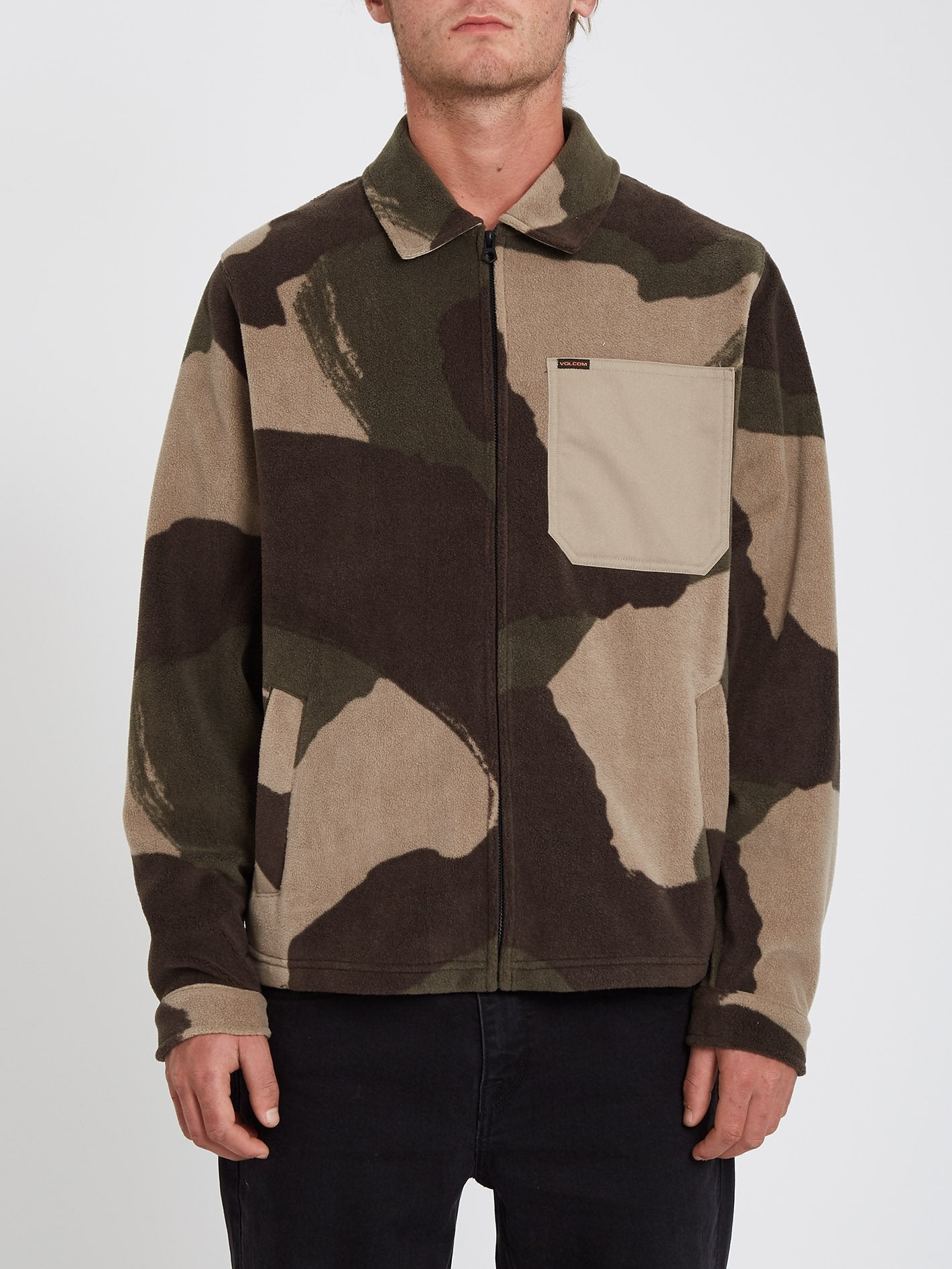 Imson Zip Over-shirt - CAMOUFLAGE