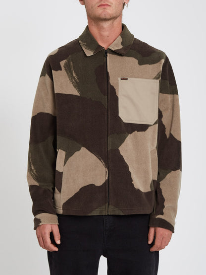 Imson Zip Over-shirt - CAMOUFLAGE