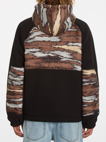 Muzzer Tripper Zip Hoodie - BARK BROWN