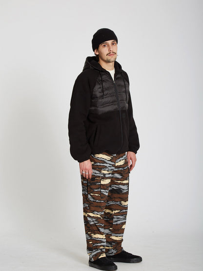 Muzzer Tripper Zip Hoodie - BLACK