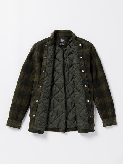 Bowered Fleece Over-Shirt - BISON