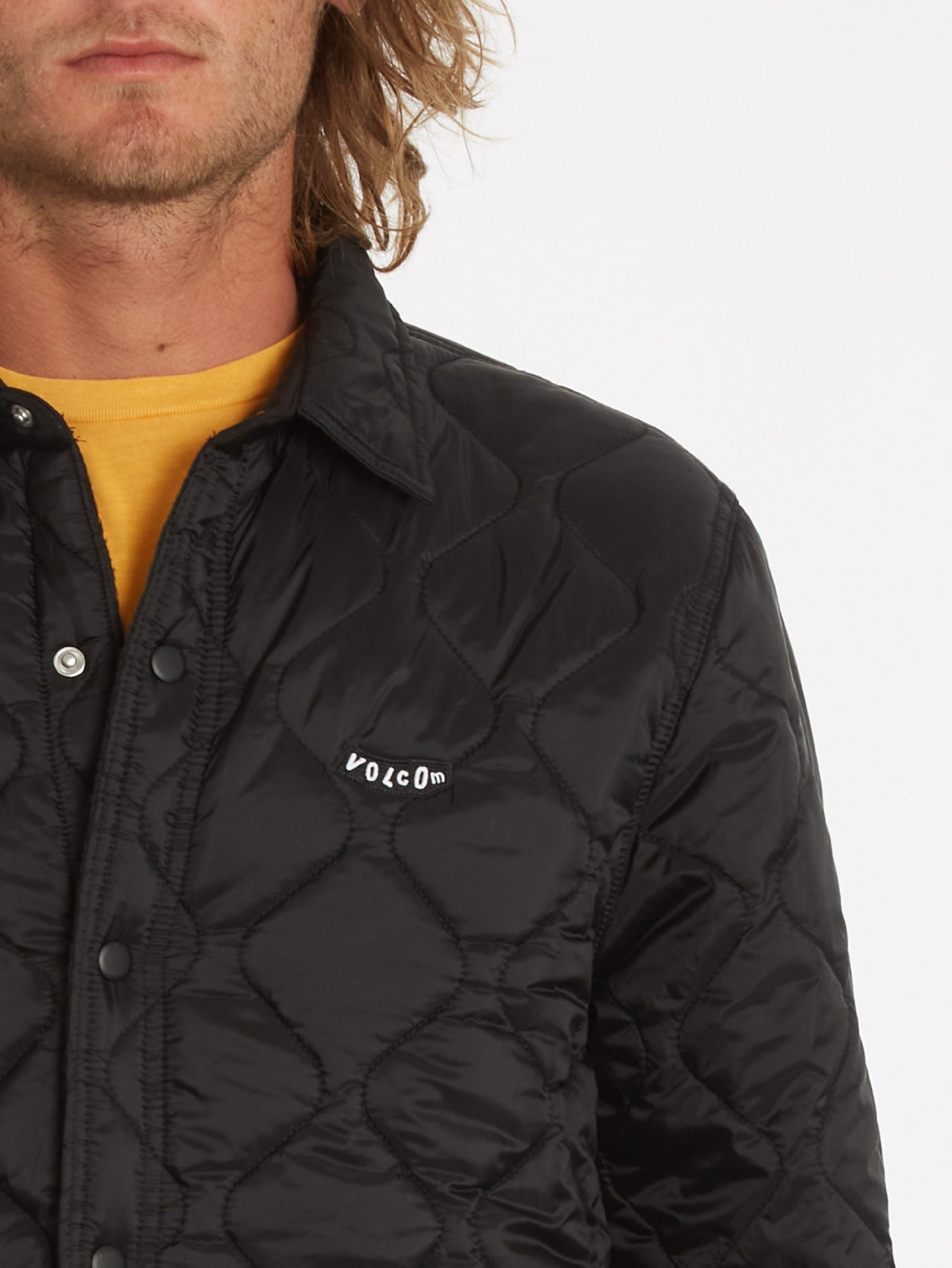 Bowered Plus Fleece Over-Shirt - BLACK