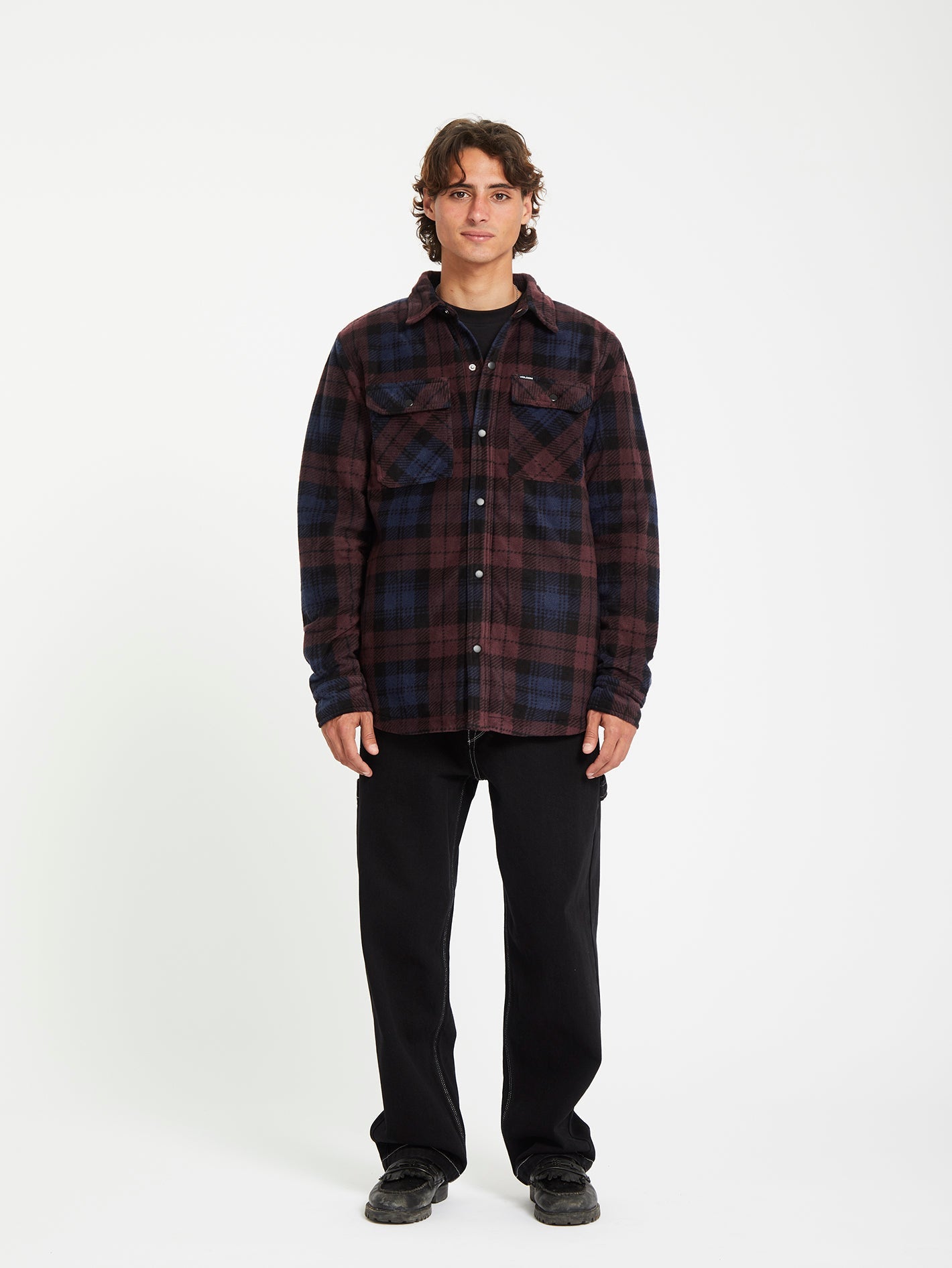Bowered Polar Over-Shirt - Merlot
