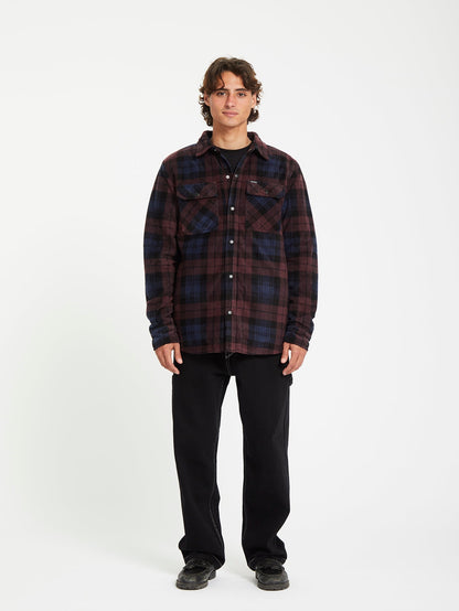 Bowered Polar Over-Shirt - Merlot