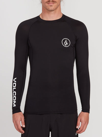 Lido Solid UPF 50 Rashguard - Black