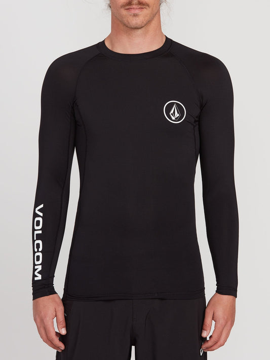 Lido Solid UPF 50 Rashguard - Black