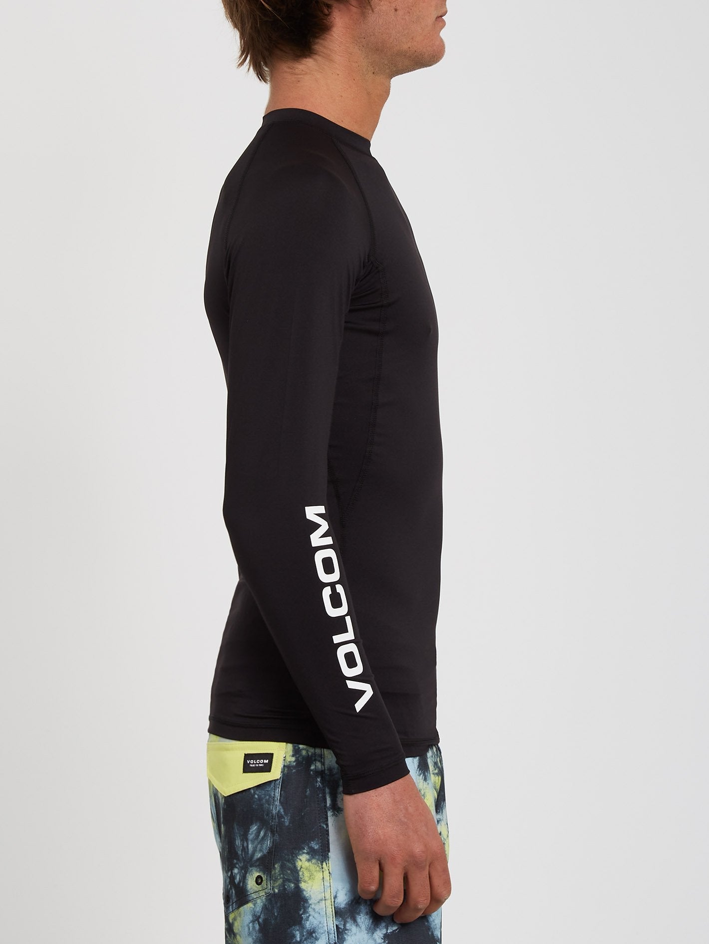 Lido Solid Rashguard - BLACK