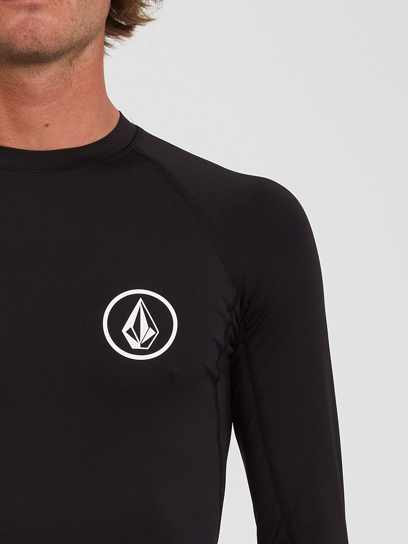 Lido Solid Rashguard - BLACK