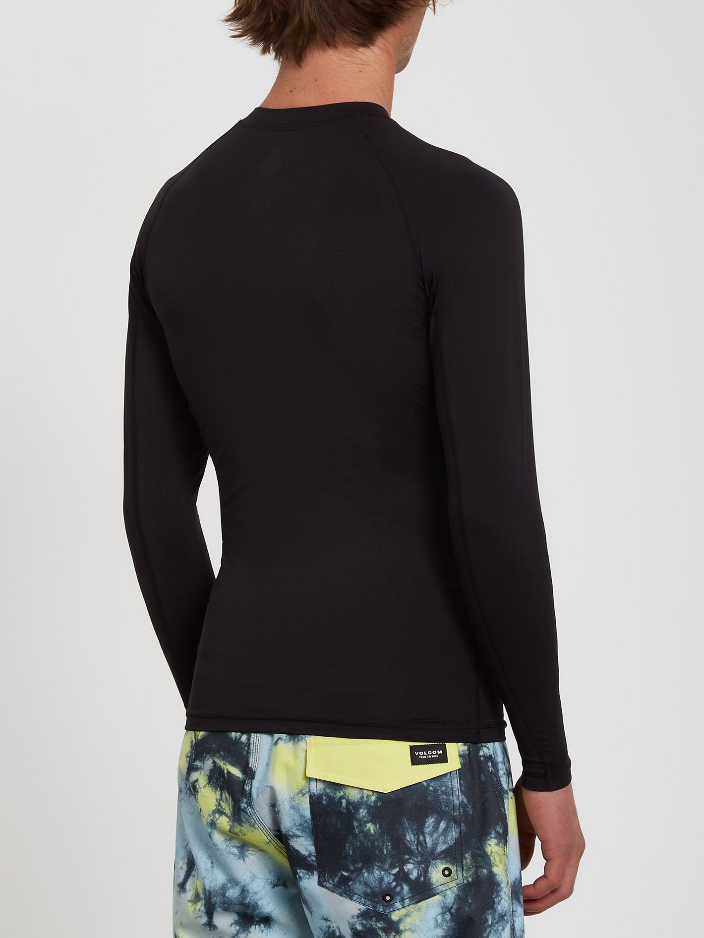 Lido Solid Rashguard - BLACK