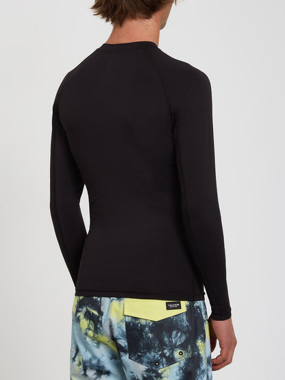 Lido Solid Rashguard - BLACK