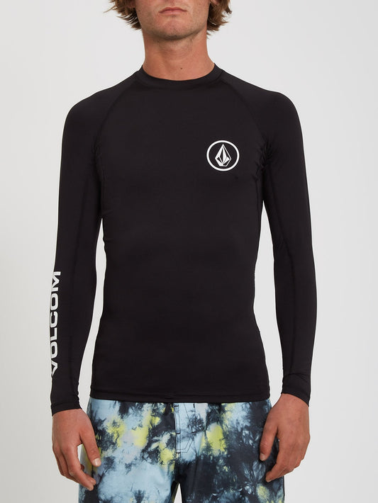 Lido Solid Rashguard - BLACK