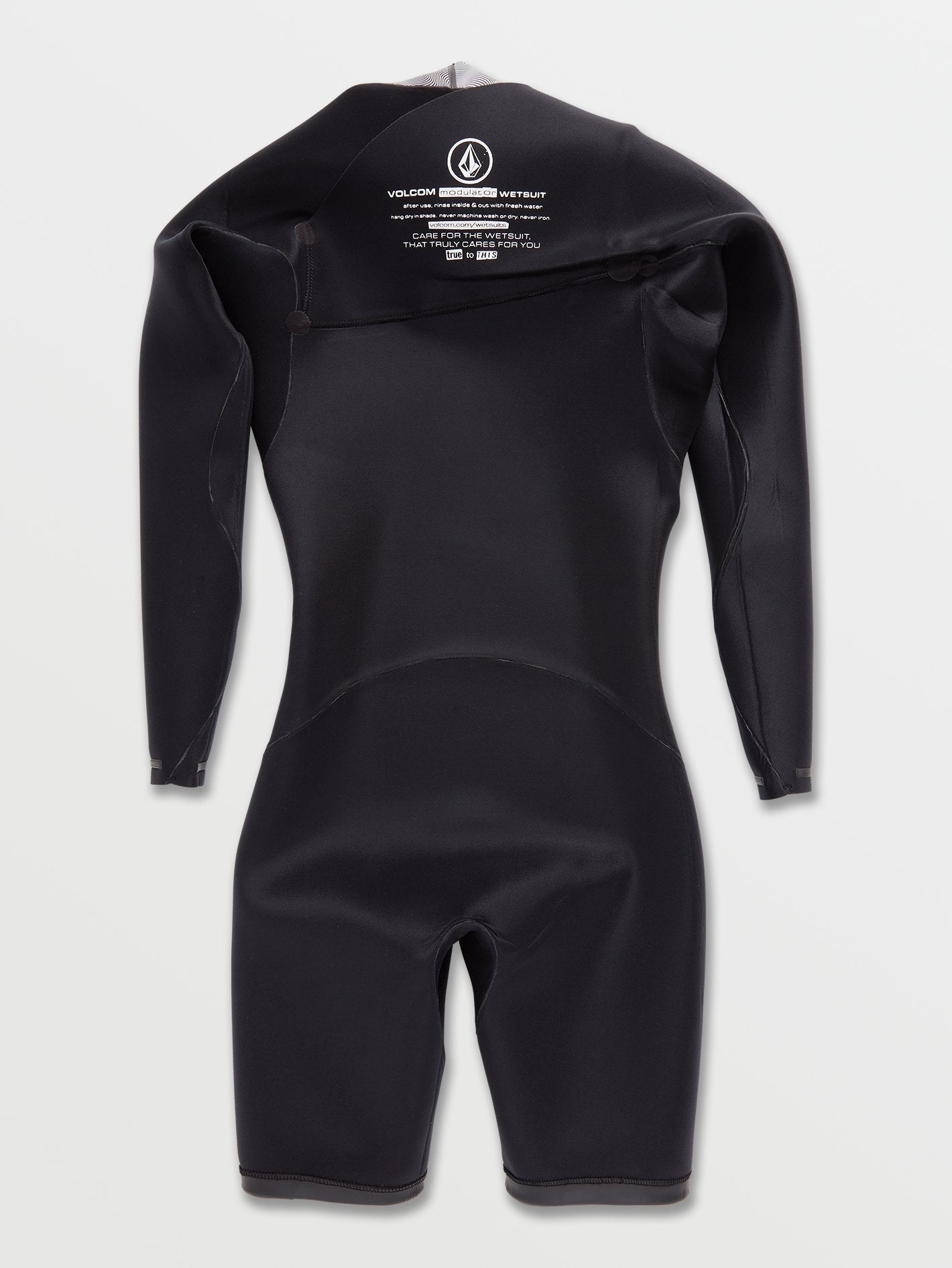 Modulator 2/2 mm Long Sleeve Chest Zip Spring Wetsuit - Black