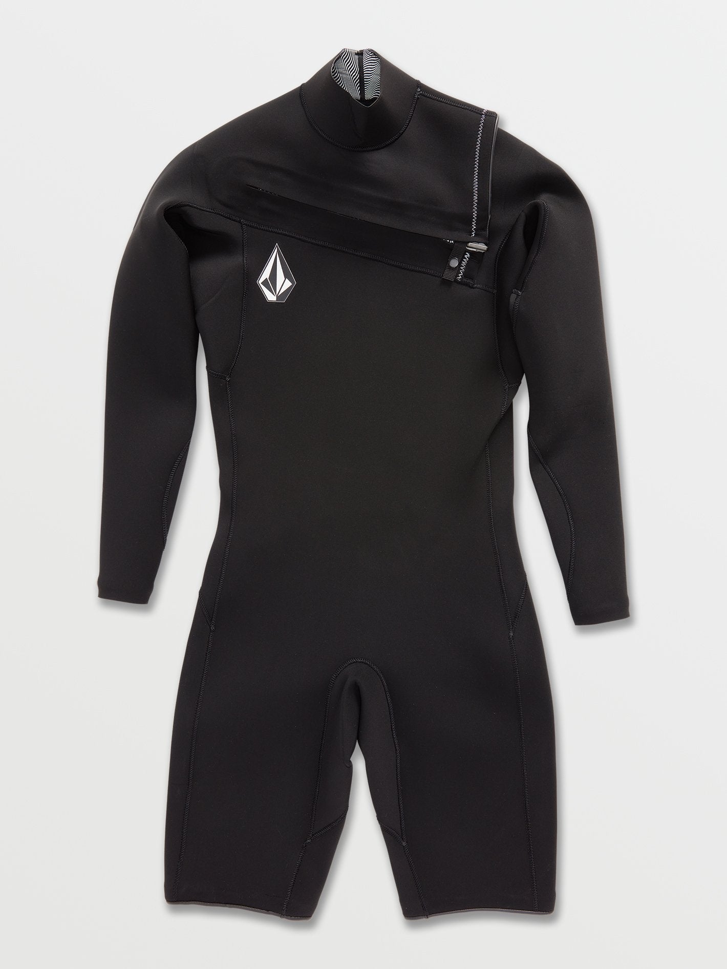 Modulator 2/2 mm Long Sleeve Chest Zip Spring Wetsuit - Black
