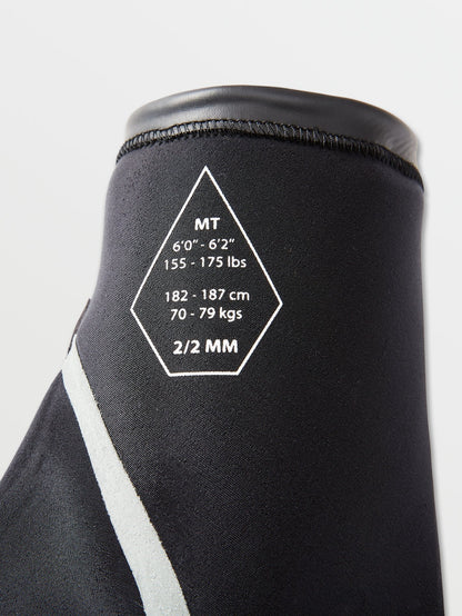 Modulator 2/2 mm Short Sleeve Chest Zip Spring Wetsuit - Black