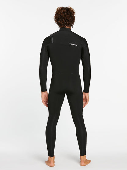 MODULATOR 3/2MM CHEST ZIP WETSUIT - BLACK
