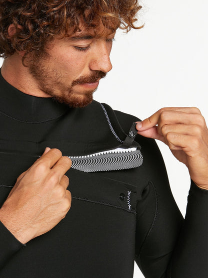 MODULATOR 4/3MM CHEST ZIP WETSUIT - BLACK