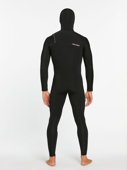 MODULATOR 4/3MM HOODED CHEST ZIP WETSUIT - BLACK
