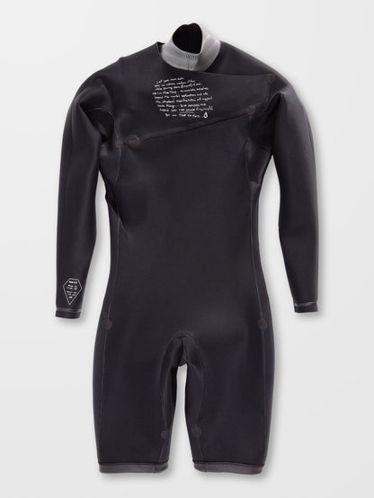 2/2Mm Long sleeve Spring Wetsuit - BLACK