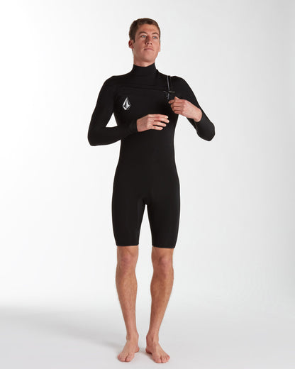 2/2Mm Long sleeve Spring Wetsuit - BLACK
