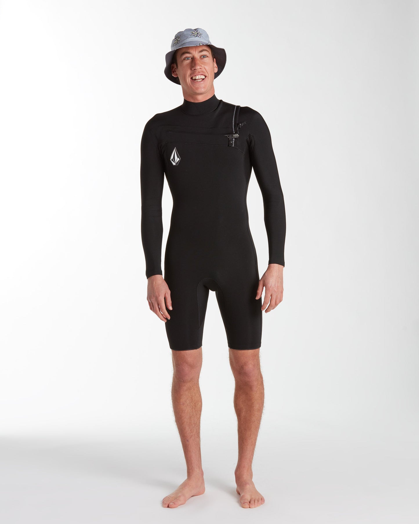 2/2Mm Long sleeve Spring Wetsuit - BLACK