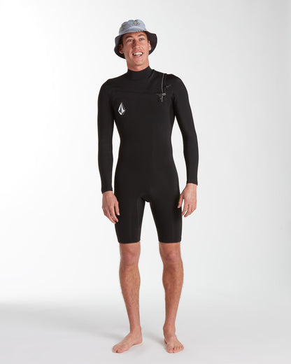 2/2Mm Long sleeve Spring Wetsuit - BLACK