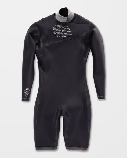 2/2Mm Long sleeve Spring Wetsuit - BLACK